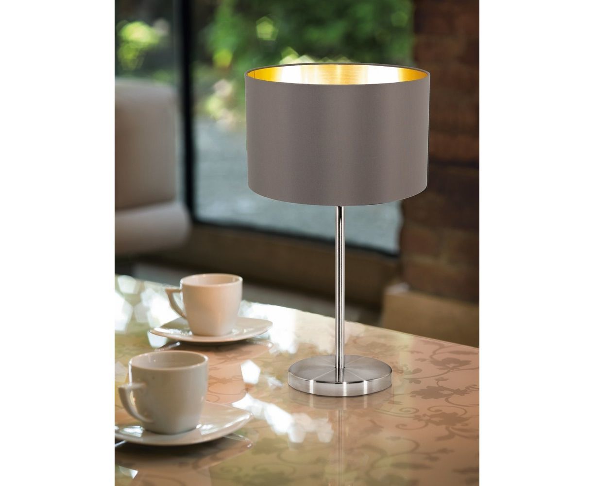 Настільна лампа MASERLO NICKEL-CAPPUCCINO (31631), EGLO - Зображення 31631-.jpg