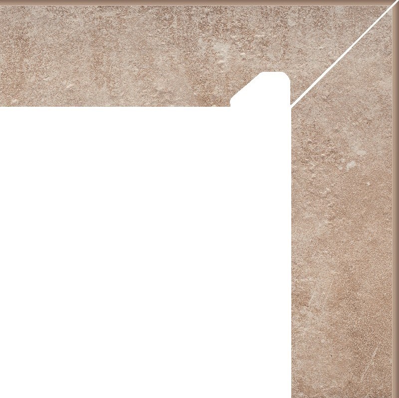 Цоколь правий Scandiano Ochra 2х-елементний 81x300x11 Paradyz - Зображення 316399-34379.jpg