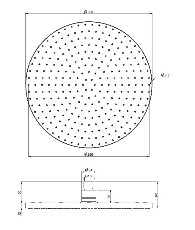 Верхній душ Wellness Black matt (F2224-2NS), Fima - Зображення 317494-3cb91.jpg