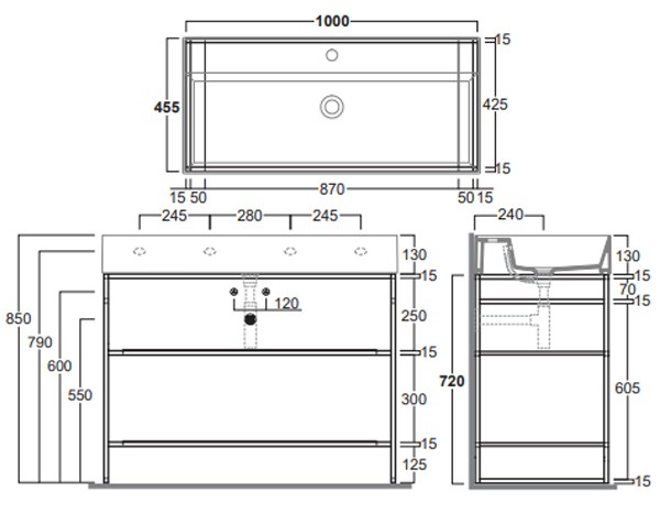 Консоль под умывальник Agile AGSA101 Simas - Зображення 318749-8030b.jpg