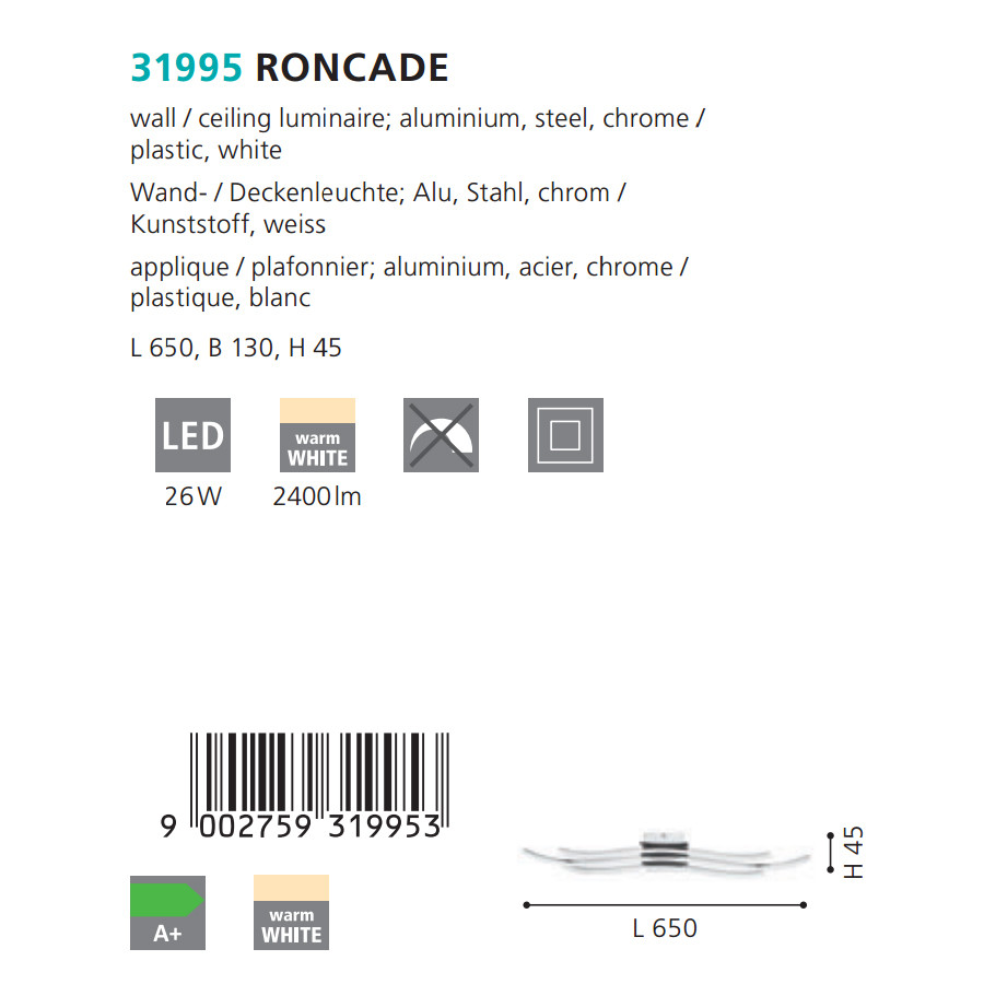 Світильник RONCADE CHROM-WEISS LED (31995), EGLO - Зображення 31995--.jpg
