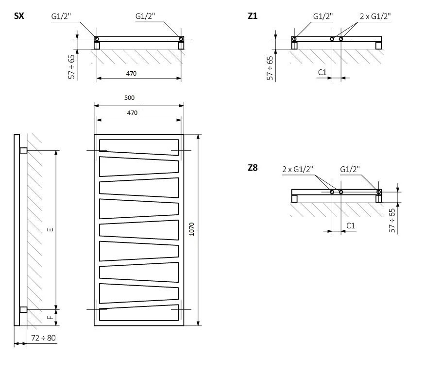 Рушникосушка 1070х500 Zigzag WGZIG107050KS96SX Terma - Зображення 320279-57499.jpg