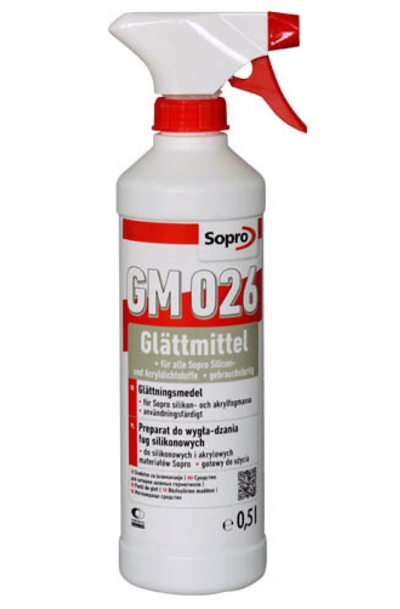 Засіб для загладжування силіконових затирок Sopro (0,5 л) - Зображення