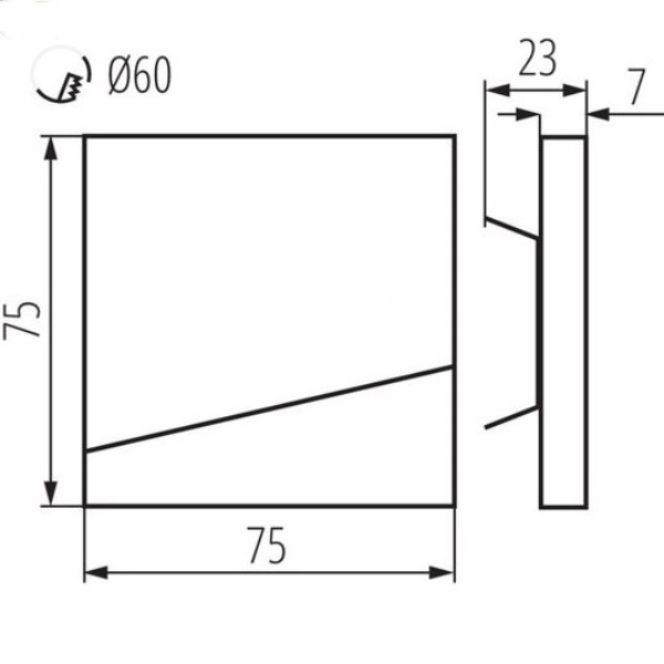 Точковий світильник SEORA LED AC NW (32484), Kanlux - Зображення 32484--.jpg