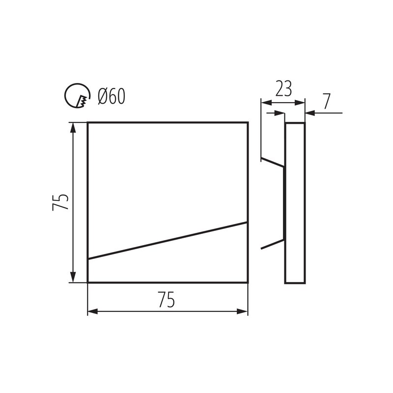 Точковий світильник SEORA LED NW (32486), Kanlux - Зображення 32486--.jpg