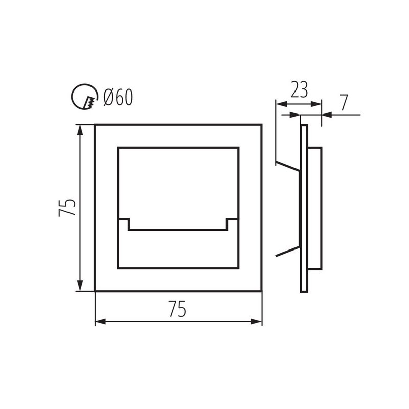 Точковий світильник SABIK MINI LED NW (32490), Kanlux - Зображення 32490--.jpg