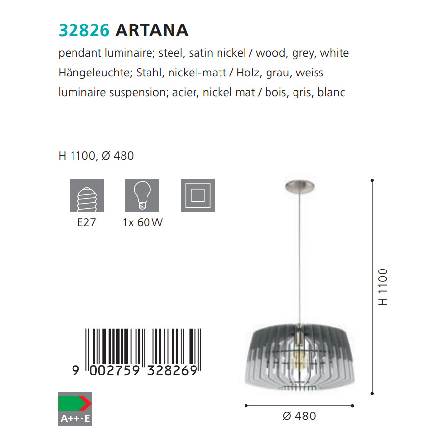 Люстра ARTANA (32826), EGLO - Зображення 32826--.jpg