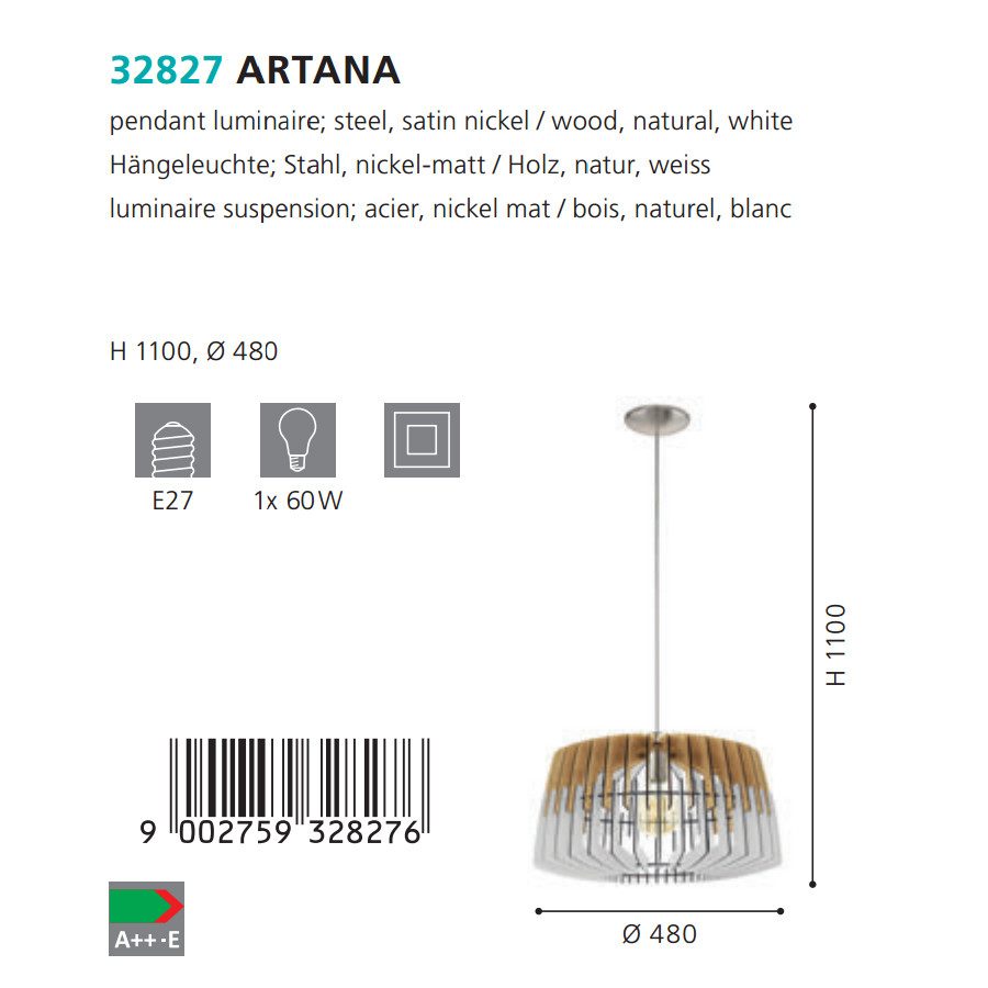 Люстра ARTANA (32827), EGLO - Зображення 32827--.jpg