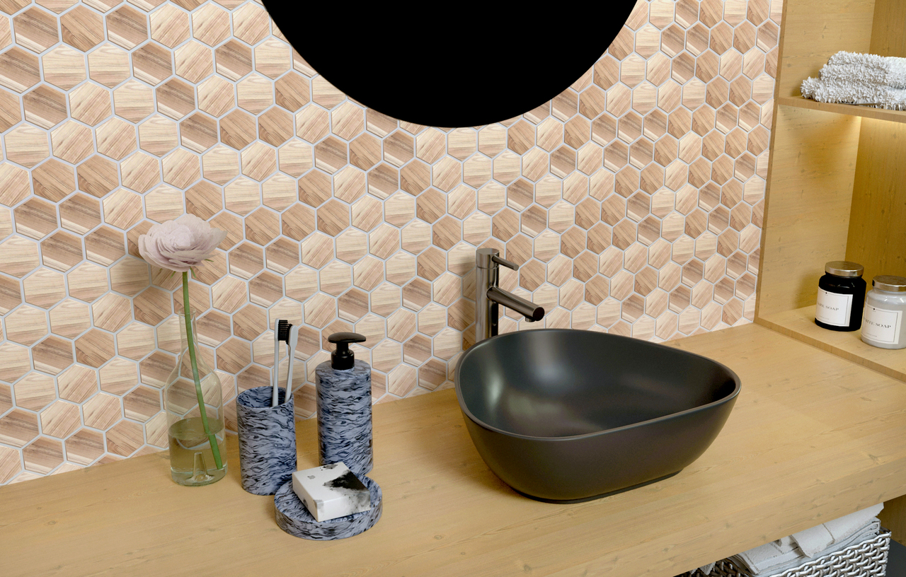 Мозаїка HP 6027 MATT Hexagon 295x295x9 Котто Кераміка - Зображення 328614-22af5.jpg