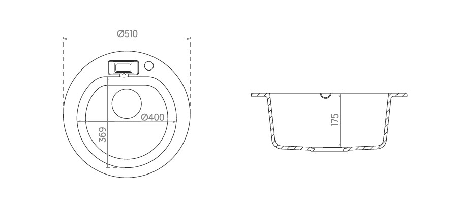 Кухонна мийка Malibu 10 (1.102.210.50) Moonlight grey 50, Axis Group - Зображення 329494-92f3e.jpg