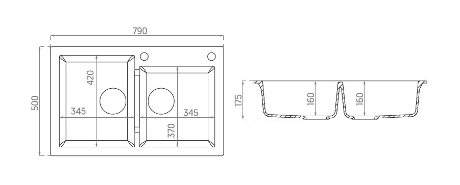 Кухонна мийка Mojito 140 (1.101.140.10) Black 10, Axis Group - Зображення 329662-41b29.jpg