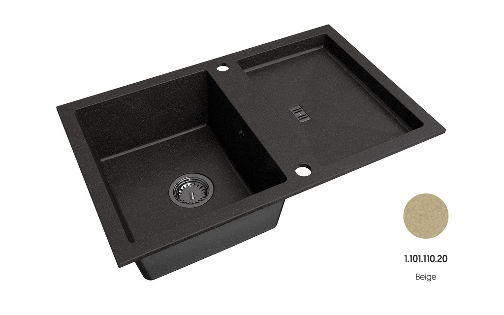 Кухонна мийка Slide 40 (1.101.110.20) Beige 20, Axis Group - Зображення