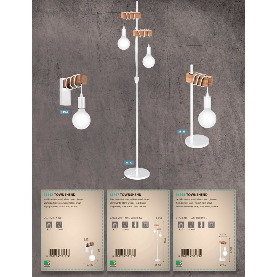 Настільна лампа TOWNSHEND (33163), EGLO - Зображення 33163--.jpg