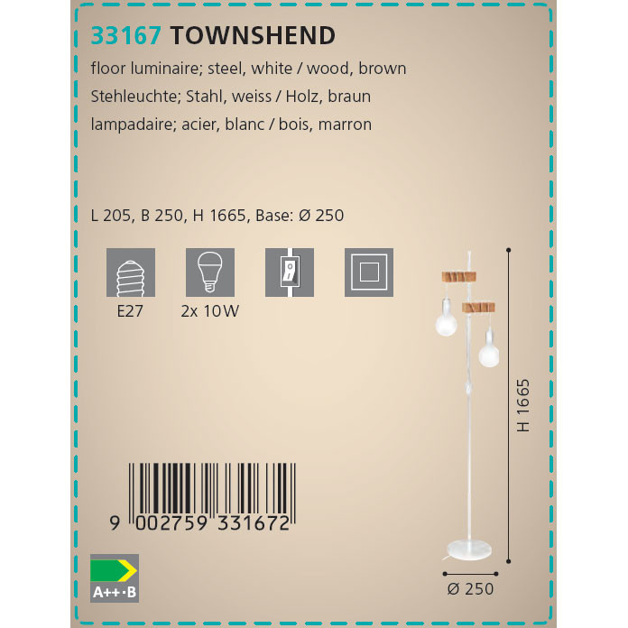 Торшер TOWNSHEND (33167), EGLO - Зображення 33167--.jpg