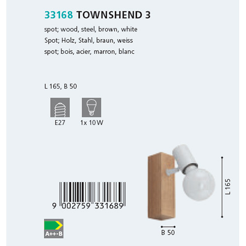 Спот TOWNSHEND BALKEN (33168), EGLO - Зображення 33168--.jpg