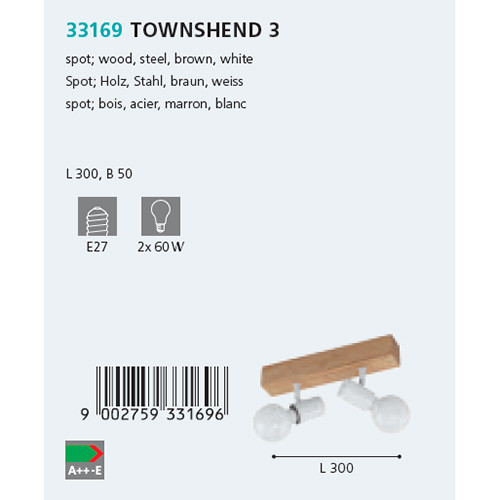 Спот TOWNSHEND BALKEN (33169), EGLO - Зображення 33169--.jpg