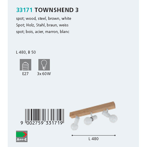 Спот TOWNSHEND BALKEN (33171), EGLO - Зображення 33171--.jpg