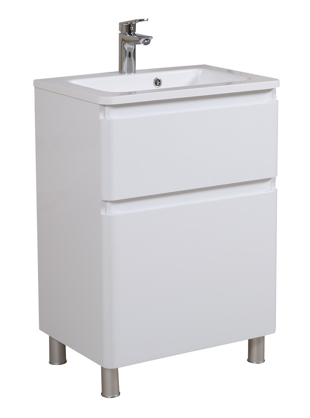 Шафка з умивальником Акцент Альфа 60, Аква Родос - Зображення