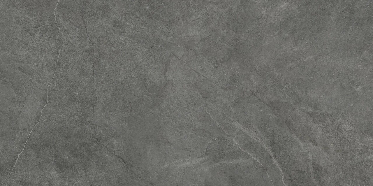 Плитка керамогранітна Pizarra Dark Grey RECT 600x1200x10 Stargres - Зображення
