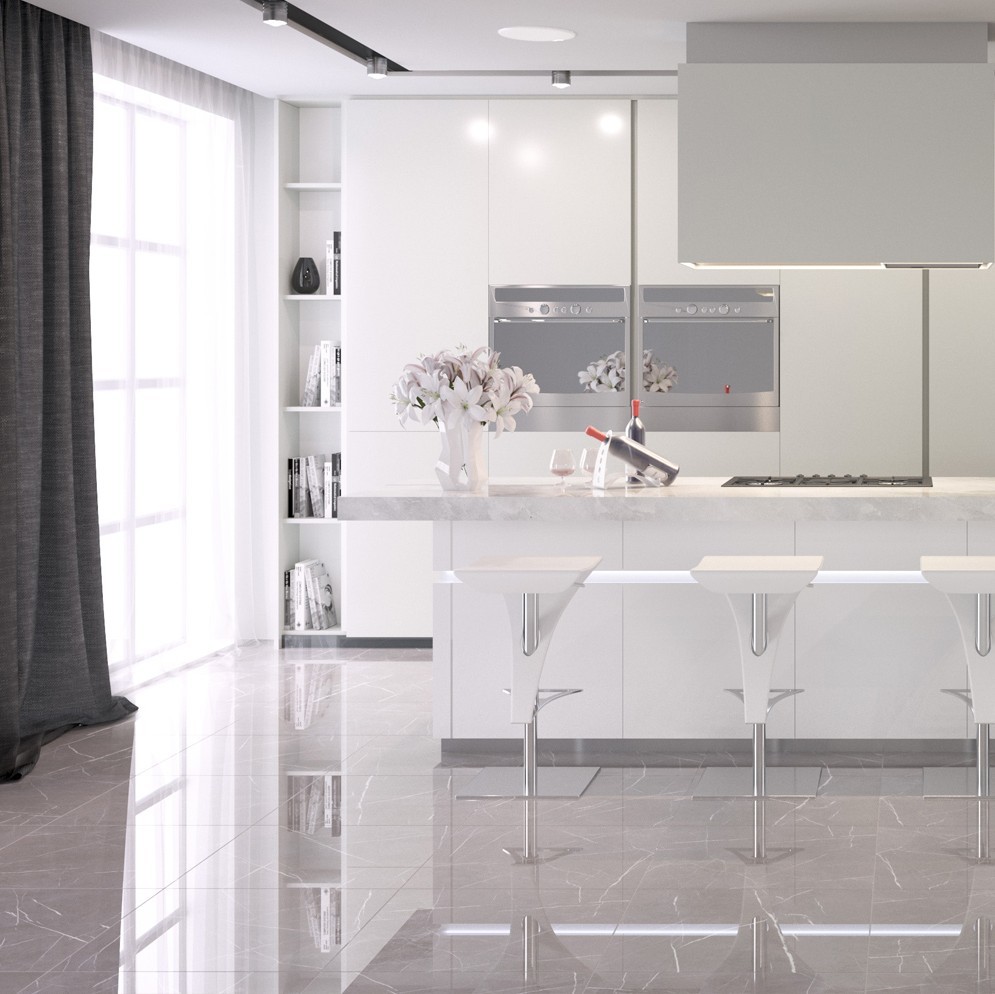 Плитка керамогранітна Majesty сірий RECT 595x595x11 Golden Tile - Зображення 335354-29b77.jpg