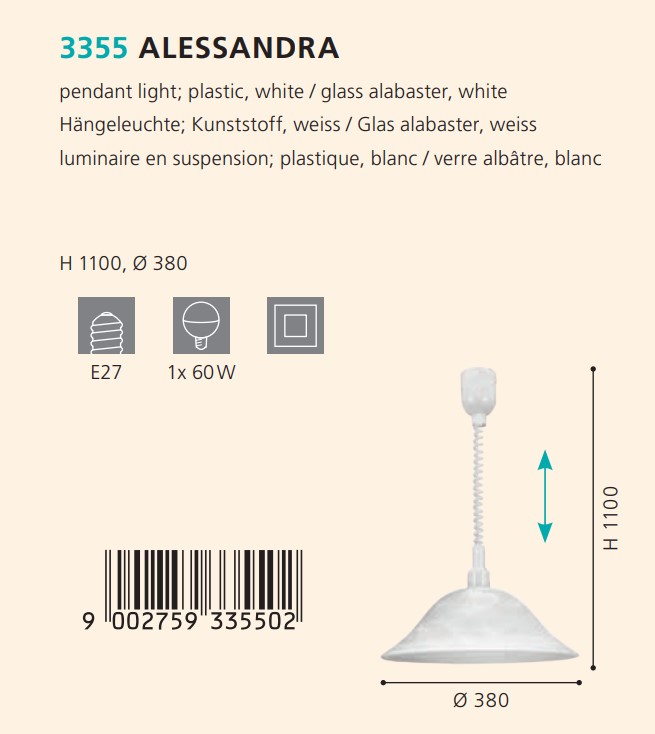 Люстра ALESSANDRA (3355), EGLO - Зображення 3355--.jpg