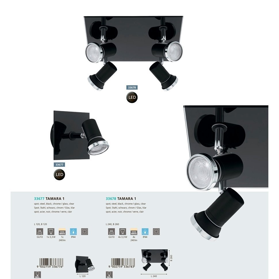 Спот TAMARA 1 QUADRAT (33678), EGLO - Зображення 33678-.jpg