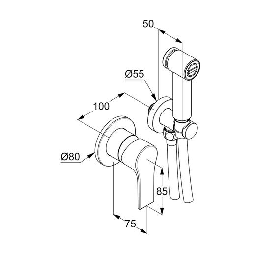 Гігієнічний душ Zenta SL (489980565), Kludi - Зображення 337094-45334.jpg