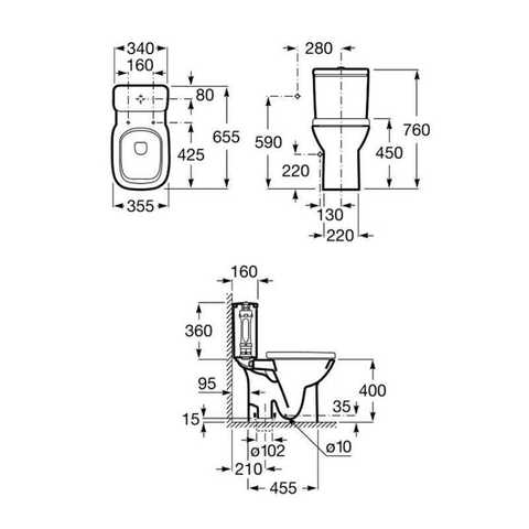 Компакт Debba з кришкою soft-close (A34S998000) Roca - Зображення 339524-ec7bc.jpeg