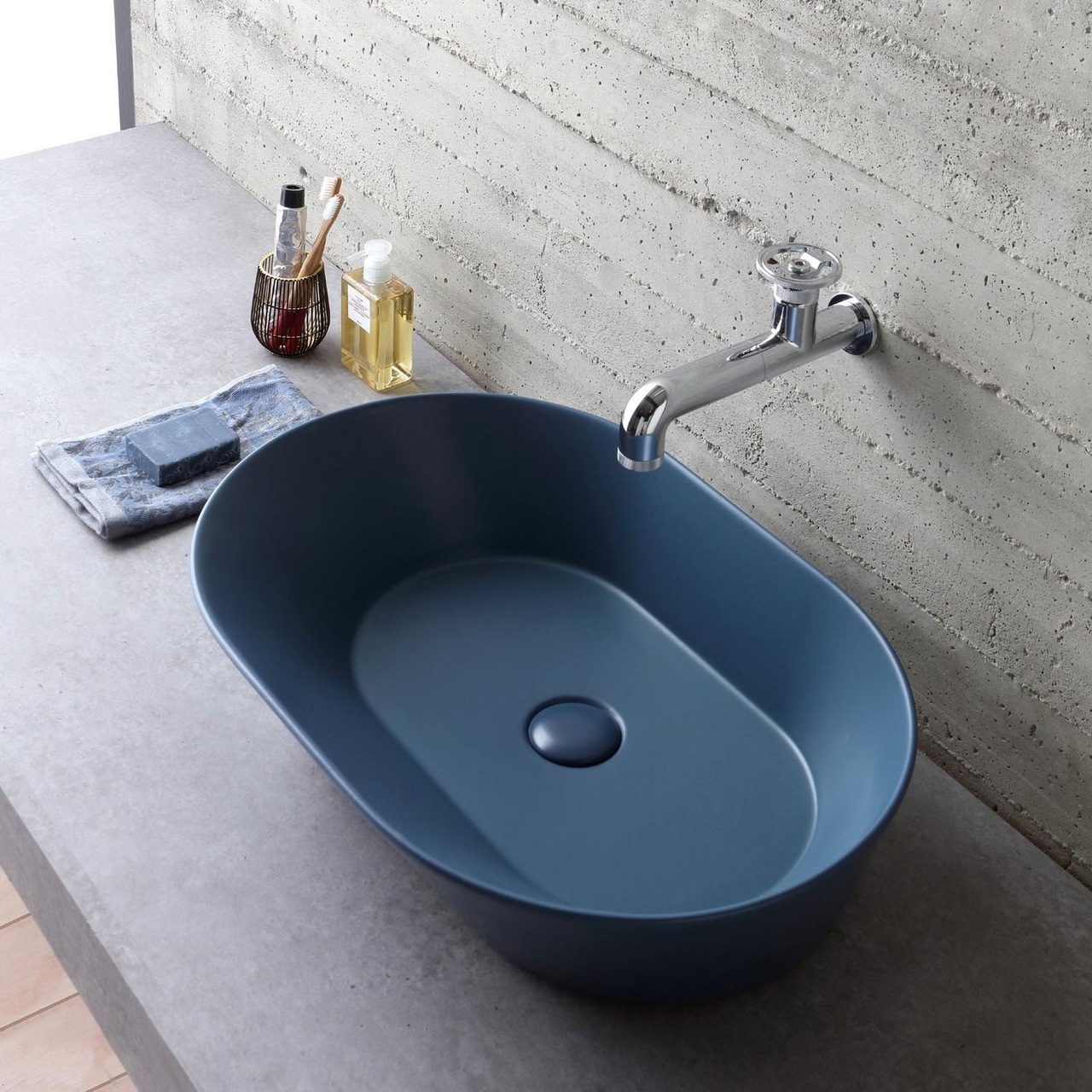 Донный клапан Wave PLCE navy matt, SIMAS - Зображення 340589-52ae2.jpeg