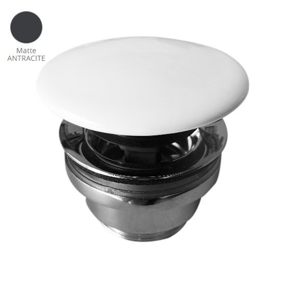 Донный клапан Wave antarcite matt, SIMAS - Зображення