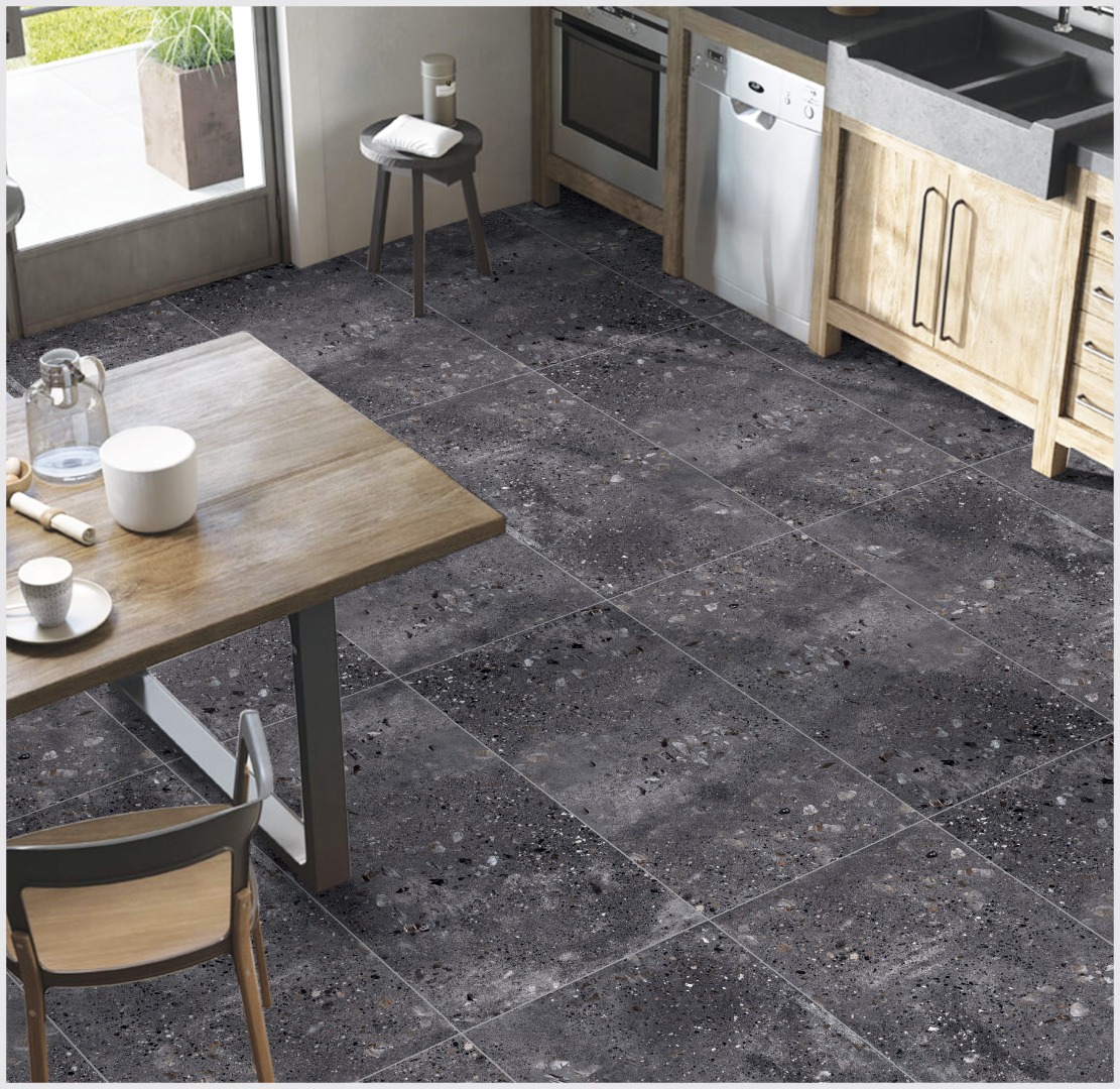 Плитка керамогранитная Terazzo Anthracite Luster MAT 600x1200x10 Ceramiсa Santa Claus - Зображення 340829-3b088.jpg