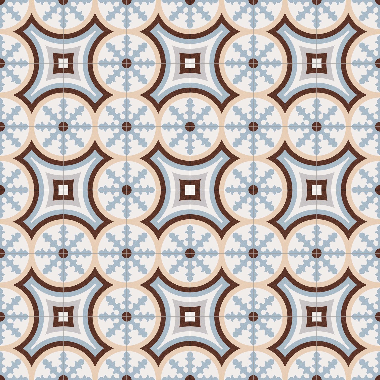 Плитка керамогранітна 1900 Beltri Celeste 200x200x8 Vives - Зображення 341104-6601c.jpg