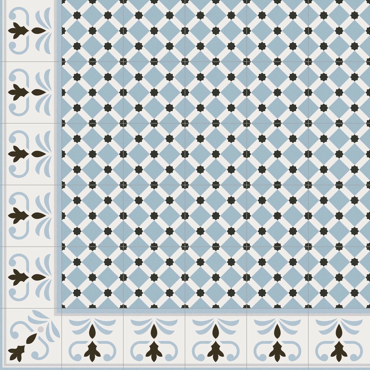 Декор 1900 Valvanera-3 Celeste 200x200x8 Vives - Зображення 341369-5d237.jpg