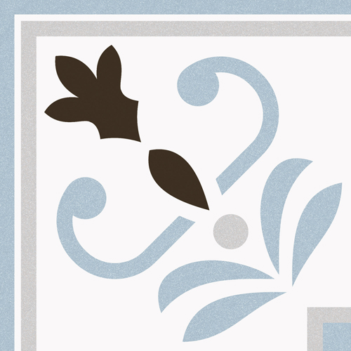 Декор 1900 Valvanera-3 Celeste 200x200x8 Vives - Зображення