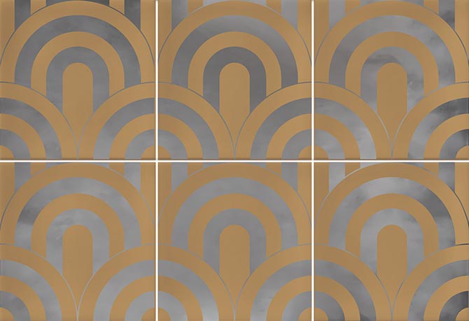 Декор Hanami Takada Caramelo Plata 230x335x9,1 Vives - Зображення 341829-f4a95.jpg