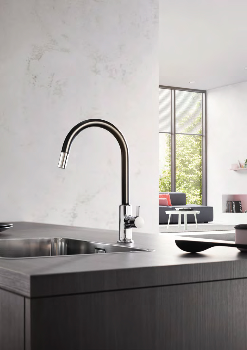 Змішувач для кухні DN 15 Bingo Star XS (468518778) чорний мат, Kludi - Зображення 348614-6b555.jpg