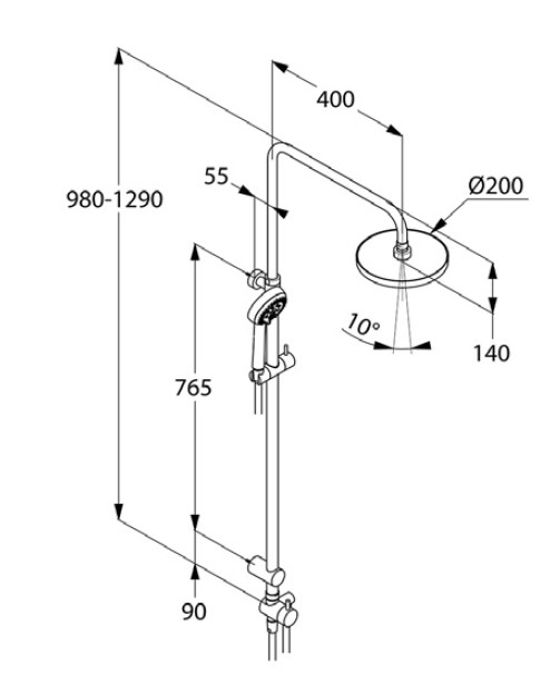 Душовий набір 3S Dual Shower System Logo (S6809105-00), Kludi - Зображення 348744-d38dc.jpg