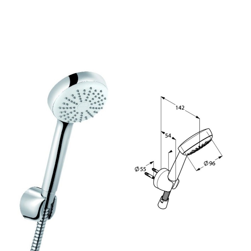 Душевая система 7 в 1  Pure&Easy (376300565), Kludi - Зображення 348759-1c53d.jpg