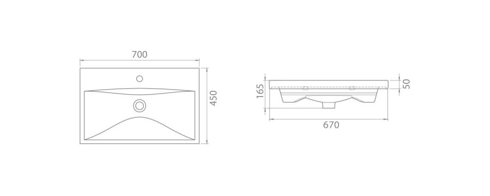 Шафка з умивальником підвісна Омега Elit 70, Аква Родос - Зображення 353379-85f86.jpg