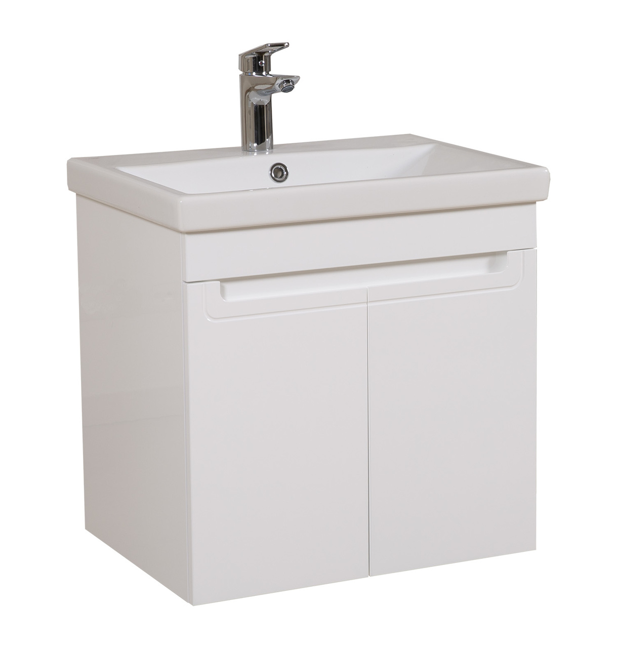 Шафка з умивальником підвісна Омега Elit 60, Аква Родос - Зображення