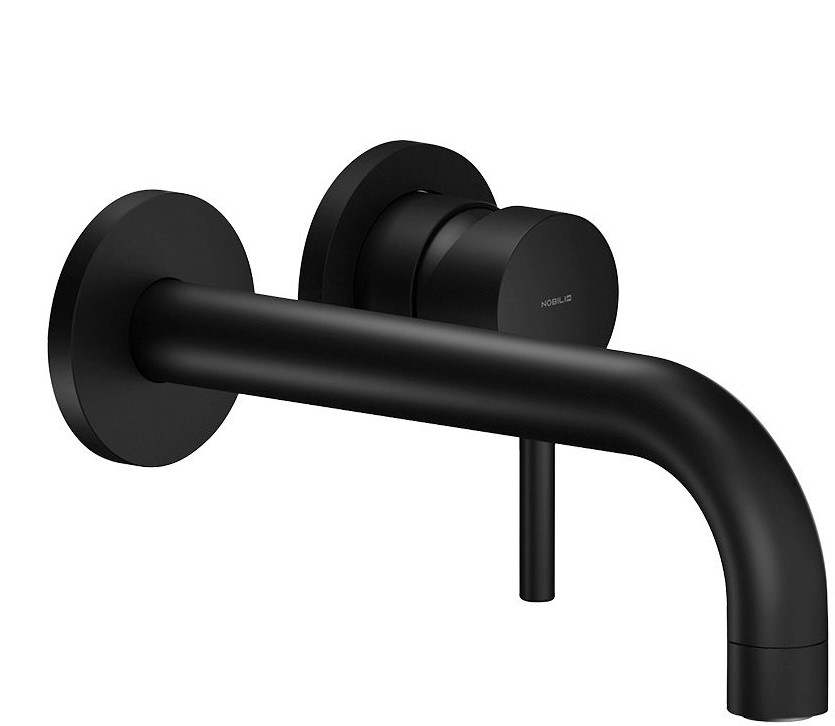 Смеситель для умывальника Live Velvet Black (LV00199-2BM), Nobili - Зображення