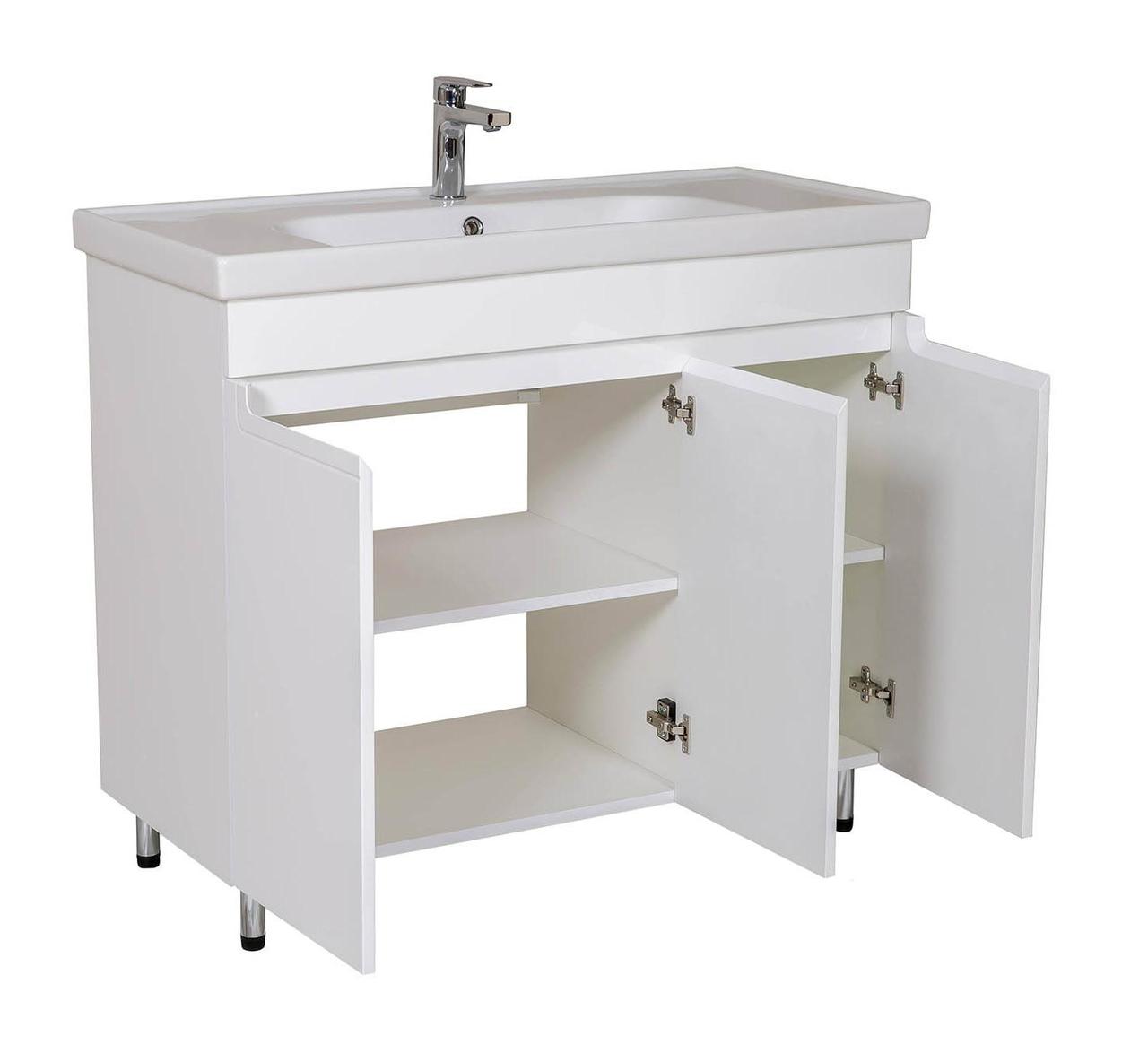 Шафка з умивальником Омега Frame 100, Аква Родос - Зображення 355479-54073.jpg