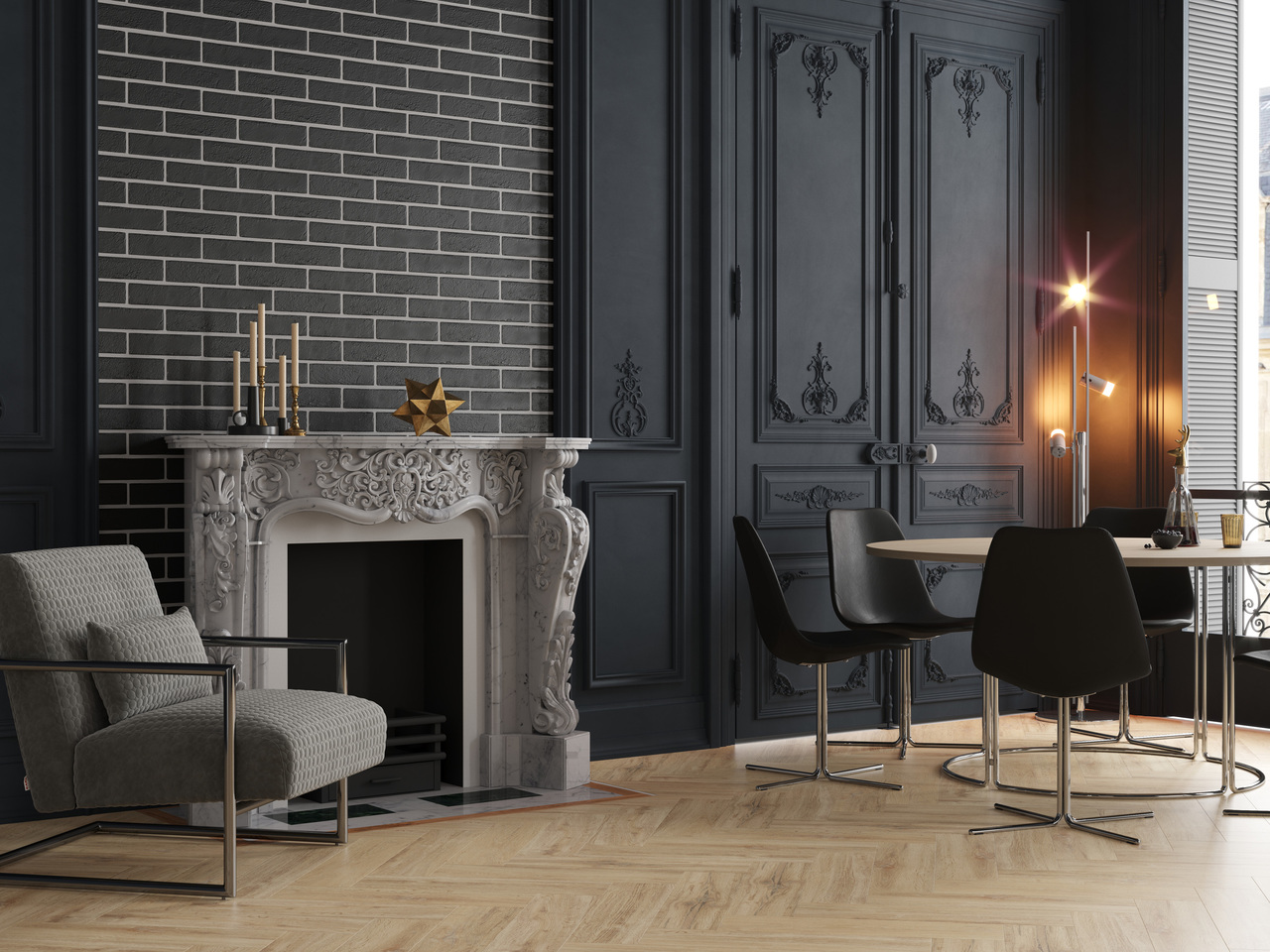 Плитка фасадна The Strand чорний 60x250x10 Golden Tile - Зображення 35776-0597442001542640375.jpg