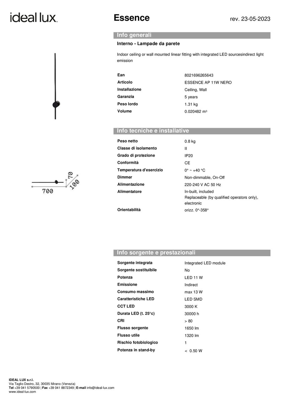 Бра Essence AP NERO 265643 IDEAL LUX - Зображення 36841615-76279.jpg