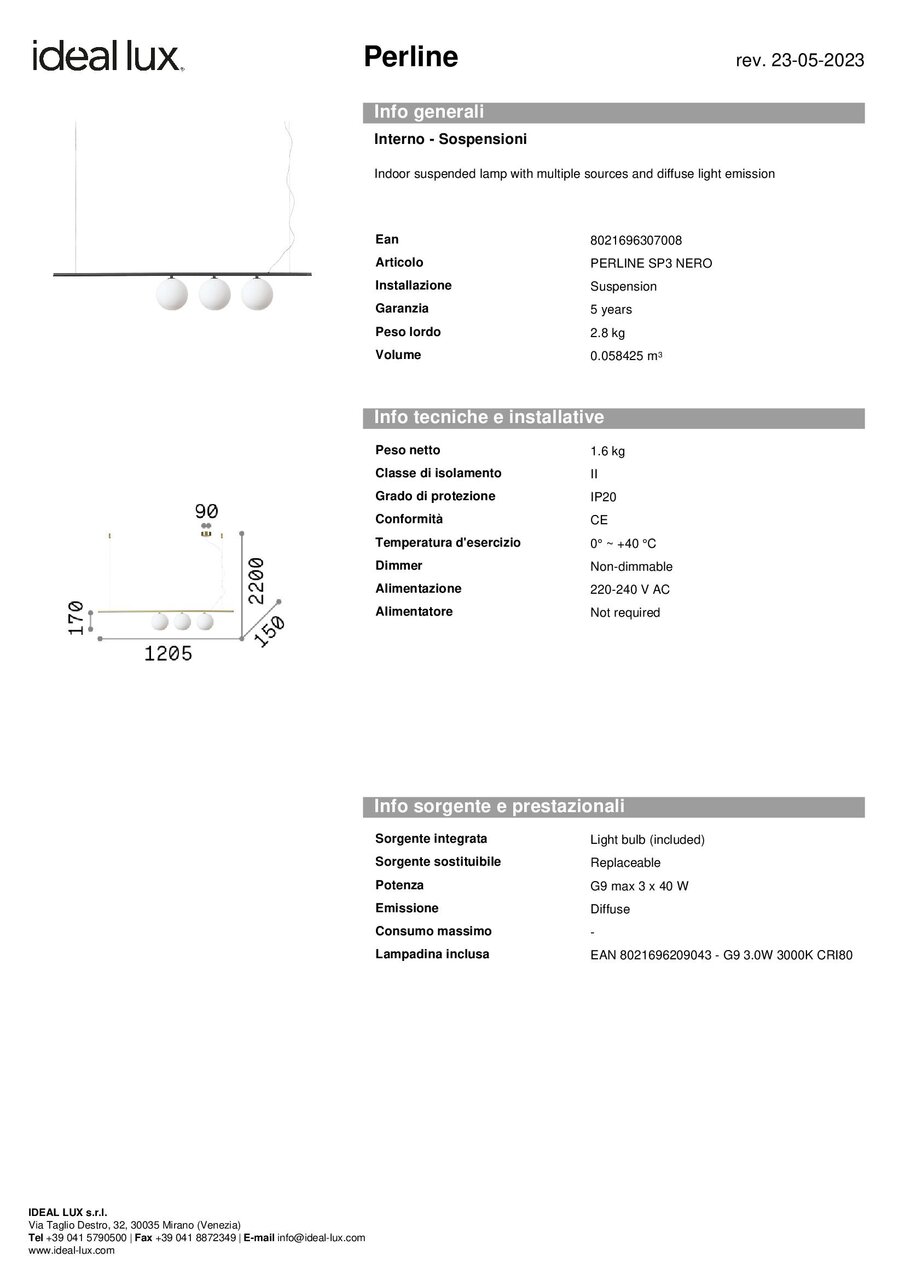 Люстра Perline SP3 307008 IDEAL LUX - Зображення 36841618-d6a68.jpg