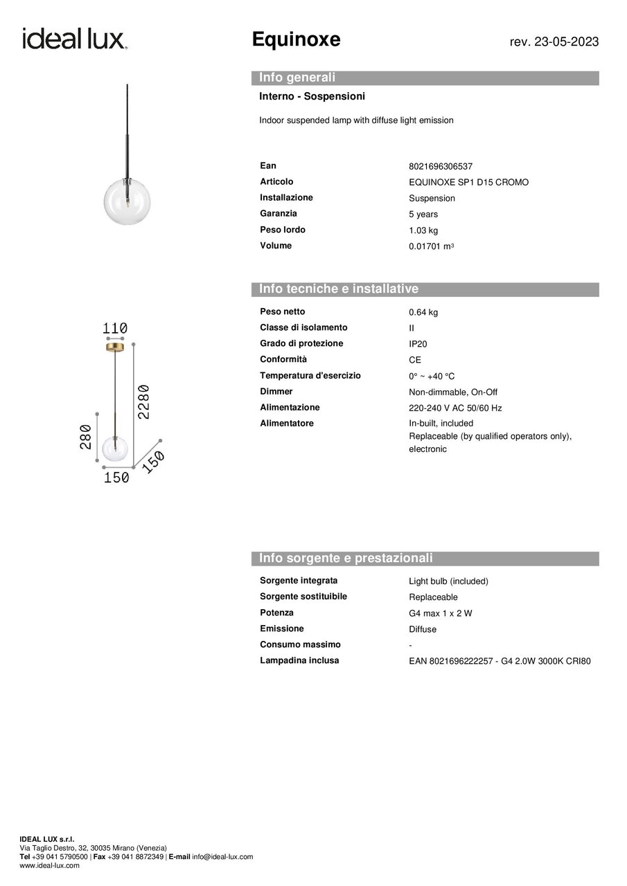 Люстра Equinoxe SP1 D15 306537 IDEAL LUX - Зображення 36841862-6c305.jpg