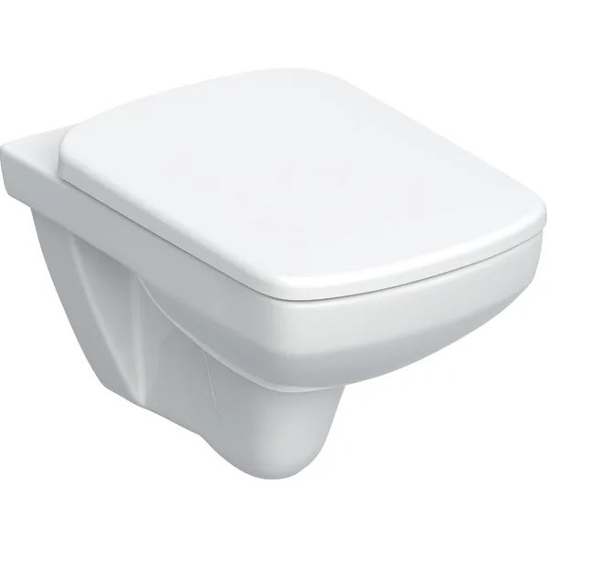 Унітаз підвісний воронкоподібний з кришкою soft-close Selnova Square 501.961.00.1 Geberit - Зображення
