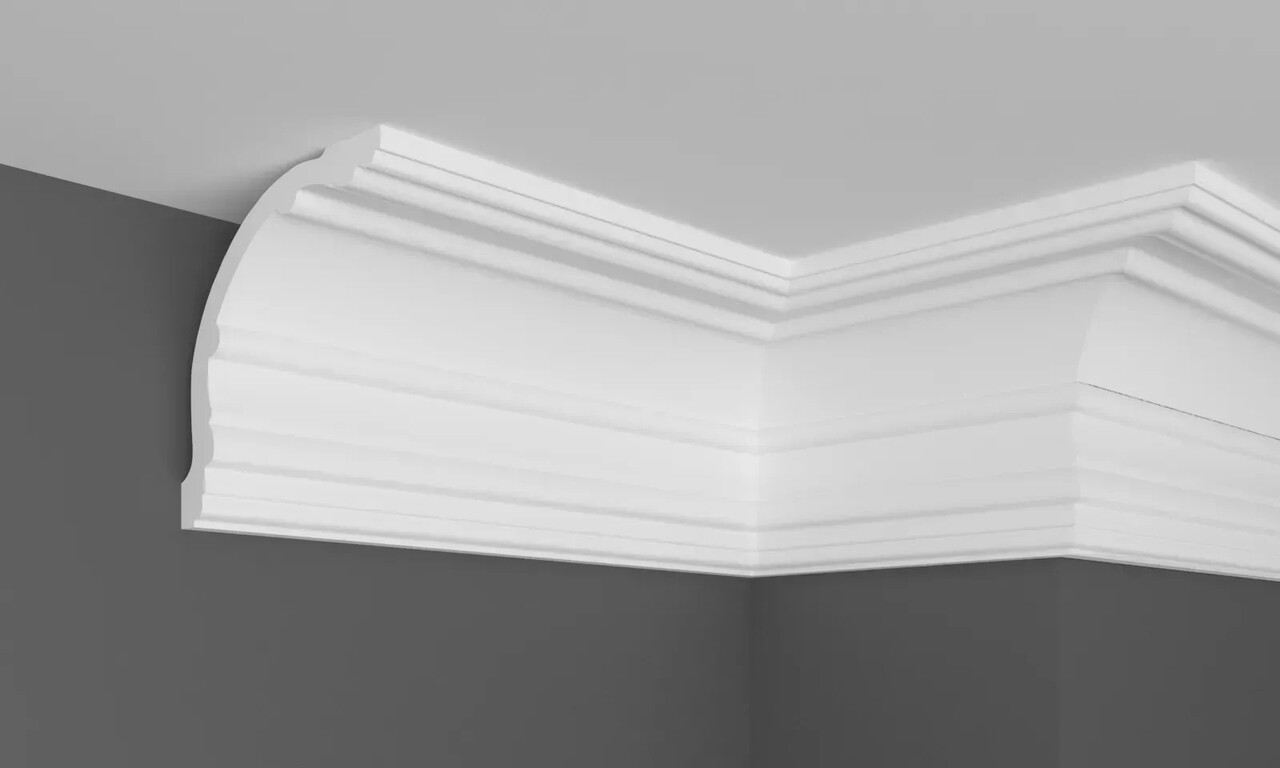 Карниз поліуретановий Gaudi Decor (C 1093), ELITE DECOR - Зображення