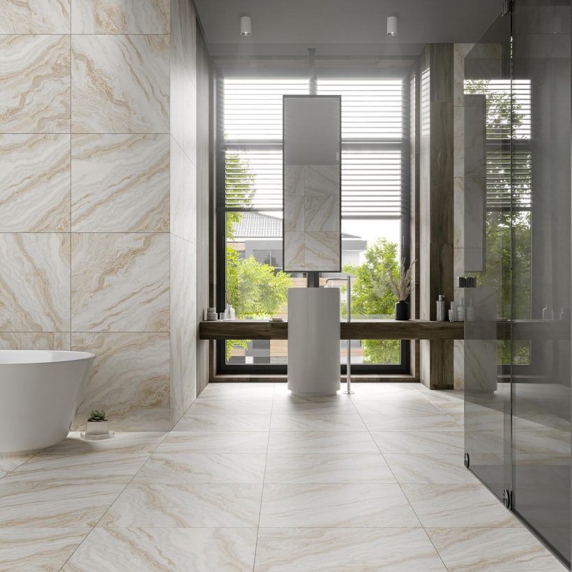 Плитка керамогранітна Symphony Світло-сірий 600x600x8 Intercerama - Зображення 3777732-f79bc.jpg