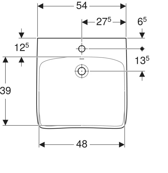 Умывальник Selnova Comfort безбарьерное решение 501.461.00.7 Geberit - Зображення 37880713-9c66d.jpg